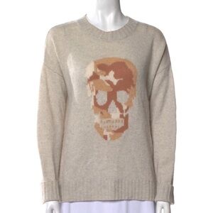 Skull Cashmere Wool Skull Sweater